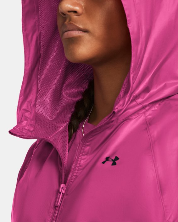 UA SportStyle Windbreaker Jacke für Damen, Pink, pdpMainDesktop image number 2
